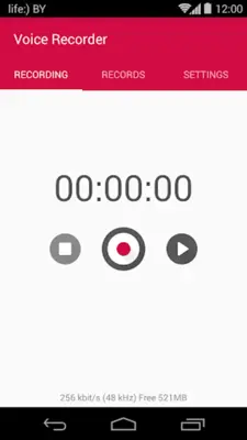 Voice Recorder android App screenshot 3